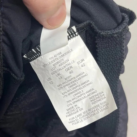 Magicsuit NEW Colorblock Goddess Asymmetrical One Piece Swimsuit Women size 12 - Picture 6 of 8